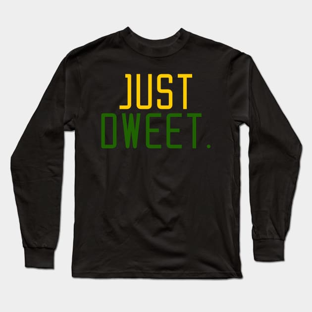 Just Dweet, Jamaican, Jamaica Long Sleeve T-Shirt by alzo